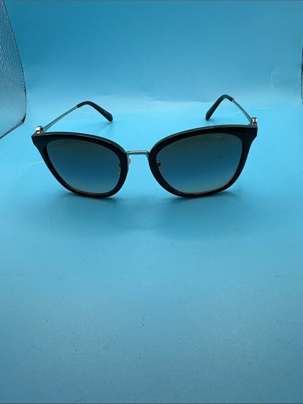 Michael Kors MK2064 Lugano Black Cat-Eye Sunglasses
